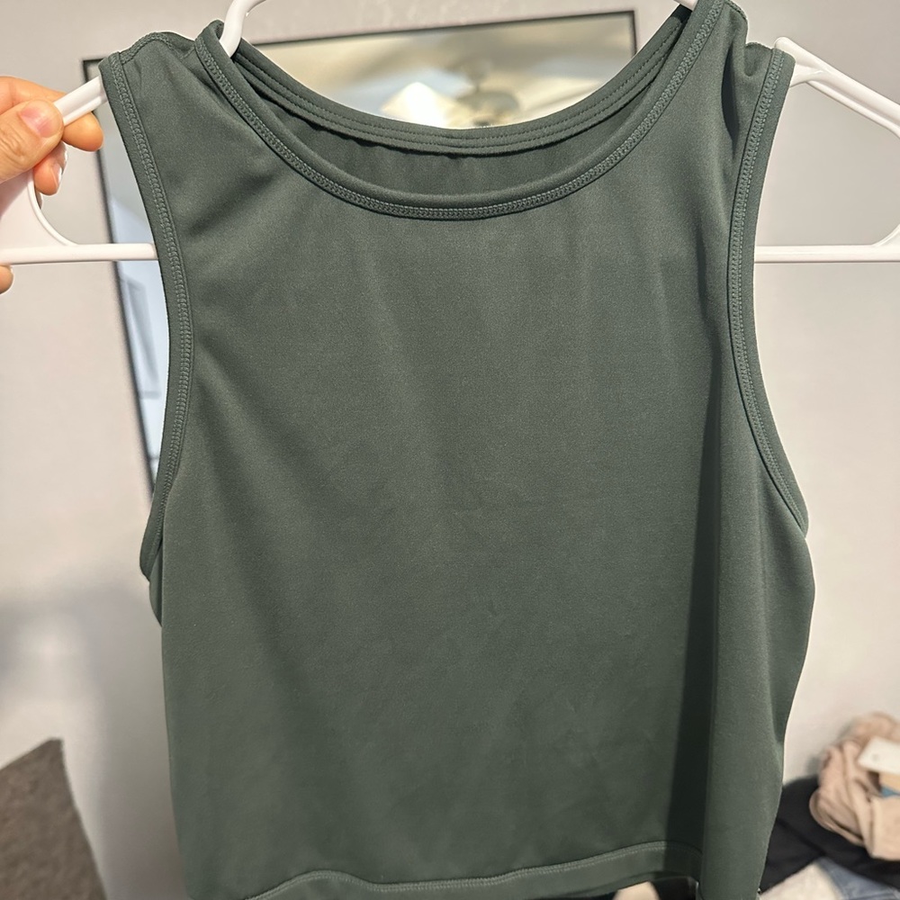 Paragon Fitwear Olive Green Sleeveless Crewneck Tank